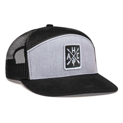 6-Panel Arch Trucker Snapback Cap Vignette