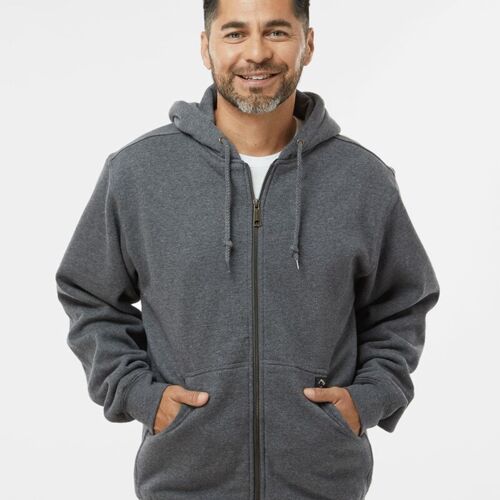 Men's Crossfire Heavyweight Power Fleece Hooded Jacket with Thermal Lining Vignette