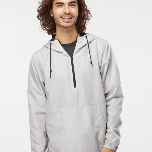 Unisex Lightweight Quarter-Zip Windbreaker Pullover Jacket Vignette