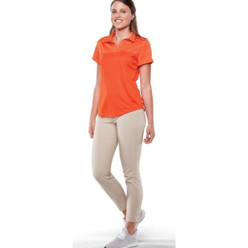 Ladies Shadow Tonal Heather Polo Vignette