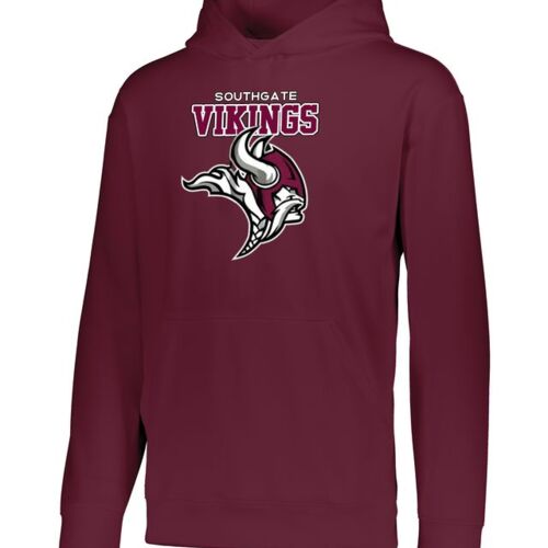 Youth Wicking  Fleece Hoodie Vignette