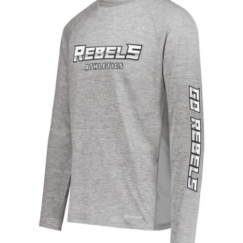 Youth Electrify Long Sleeve Tee Powered by Coolcore(r) Vignette