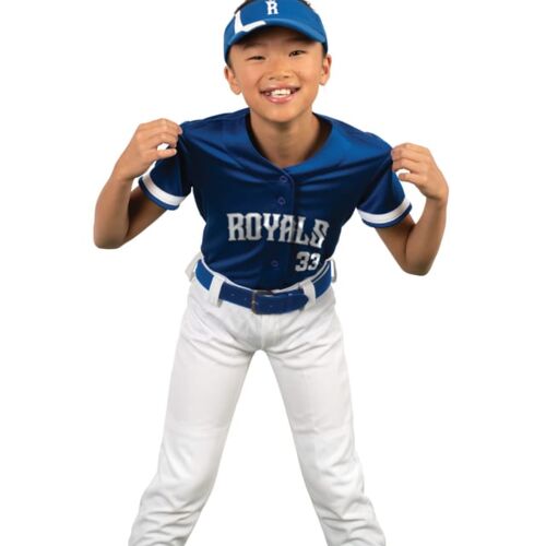 Girls Cutter+ Full Button Softball Jersey Vignette