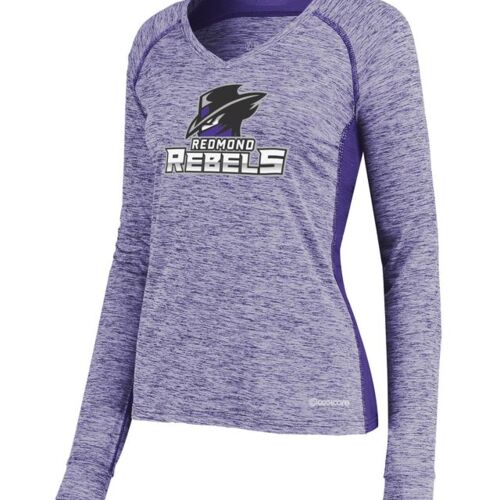 Ladies Electrify Long Sleeve Tee Powered by Coolcore(r) Vignette