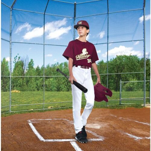 Youth Performance Two-Button Solid Jersey Vignette