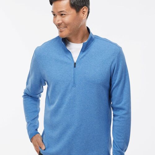 Men's 3-Stripes Quarter-Zip Sweater Pullover Vignette