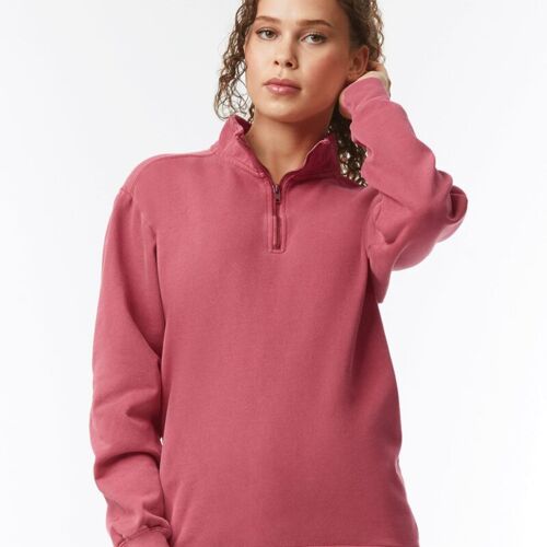 Unisex Garment-Dyed Quarter-Zip Sweatshirt Vignette