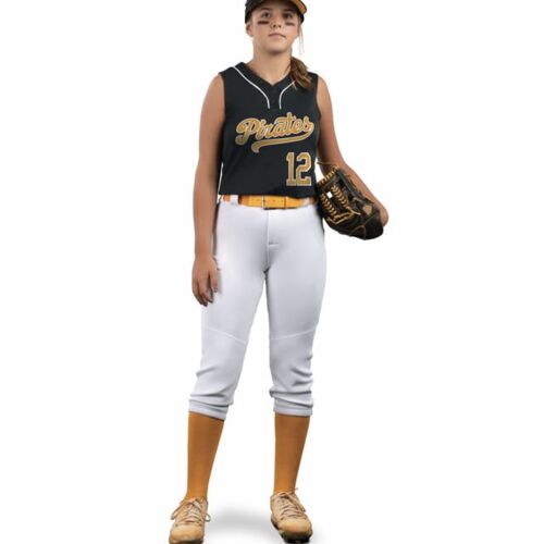 Ladies Flexstretch Softball Pant with Belt Loops Vignette