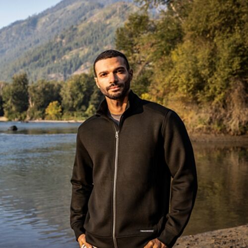 Cutter & Buck Roam Eco Recycled Full Zip Mens Big & Tall Jacket Vignette