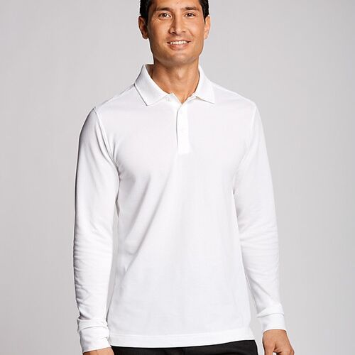 Cutter & Buck Advantage Tri-Blend Pique Mens Big and Tall Long Sleeve Polo Vignette