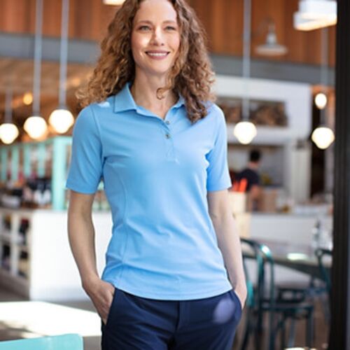 Cutter & Buck Virtue Eco Pique Recycled Womens Polo Vignette