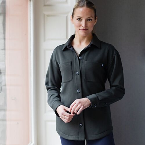 Cutter & Buck Roam Eco Recycled Womens Shirt Jacket Vignette
