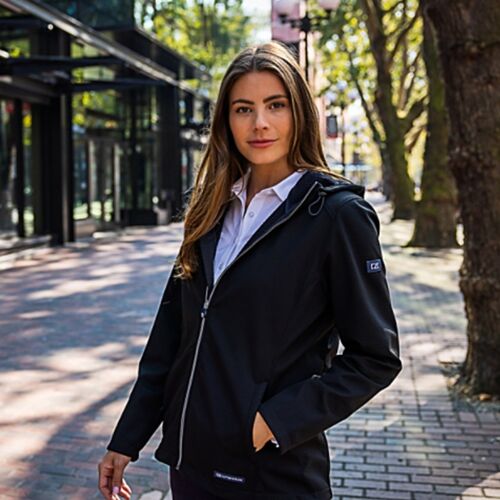 Cutter & Buck Evoke Eco Softshell Recycled Full Zip Womens Jacket Vignette