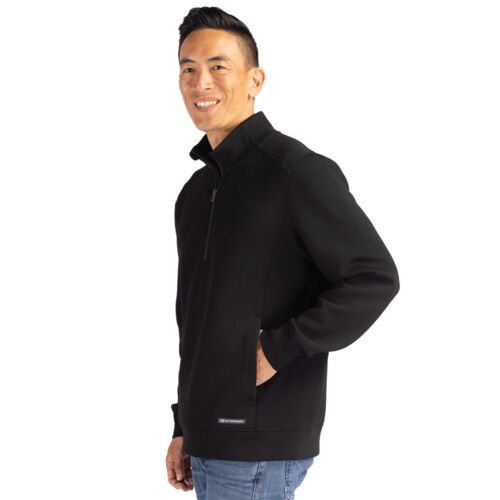 Cutter & Buck Roam Eco Recycled Quarter Zip Mens Pullover Vignette