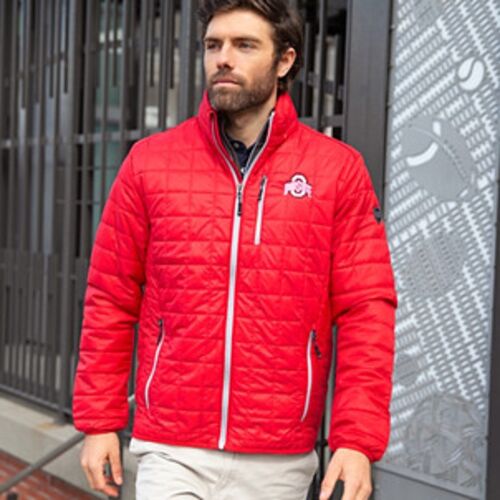 Cutter & Buck Rainier PrimaLoft Mens Eco Insulated Full Zip Puffer Jacket Vignette