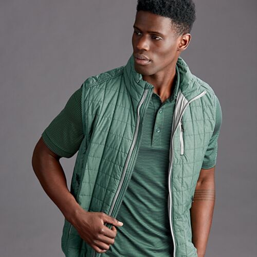 Cutter & Buck Rainier PrimaLoft Mens Eco Insulated Full Zip Puffer Vest Vignette