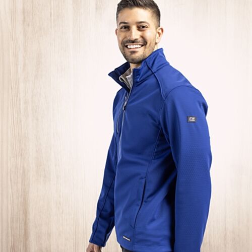 Cutter & Buck Evoke Eco Softshell Recycled Full Zip Mens Jacket Vignette