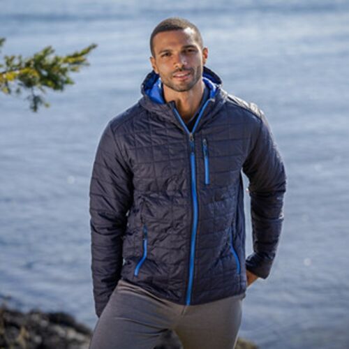 Cutter & Buck Rainier Primaloft Eco Mens Full Zip Hooded Jacket Vignette