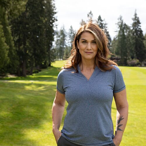 Cutter & Buck Forge Heathered Stretch Womens Blade Top Vignette