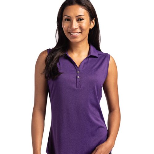 Cutter & Buck Forge Eco Stretch Recycled Womens Sleeveless Polo Vignette