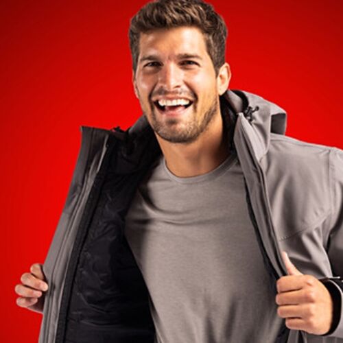 Clique Cornice 3-in-1 Eco Waterproof Parka + Inner Layer Full Zip Mens Jacket System Vignette
