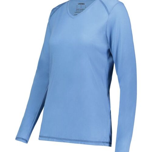 Ladies Super Soft-Spun Poly Long Sleeve Tee Vignette