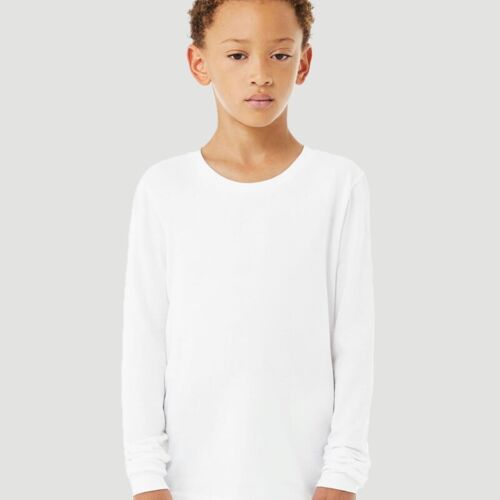 Youth Heather CVC Long Sleeve Tee Vignette