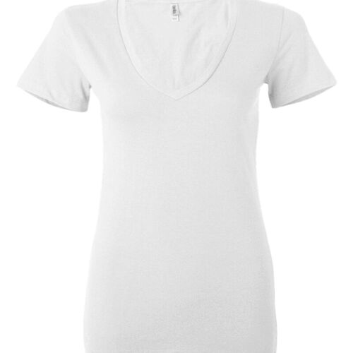 Women’s Jersey Deep V-Neck Tee Vignette