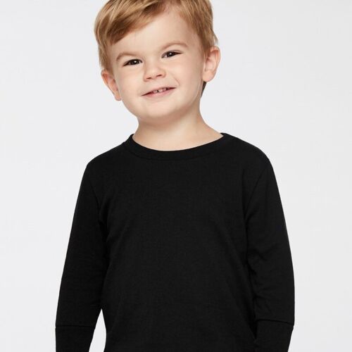 Toddler Cotton Jersey Long Sleeve Tee Vignette
