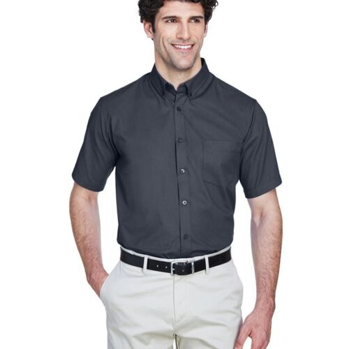 Men's Optimum Short Sleeve Twill Dress Shirt Vignette