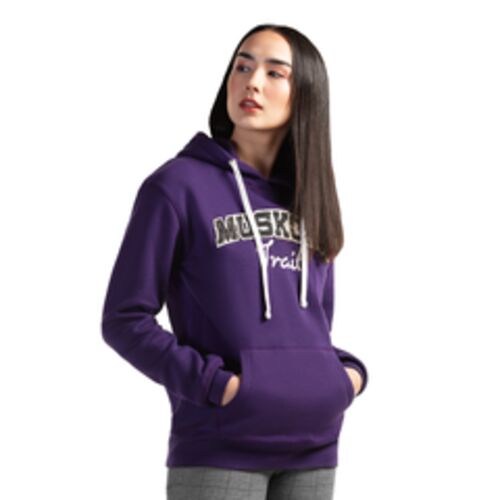 Ladies Cotton Blend Fleece Pullover Hoodie Vignette