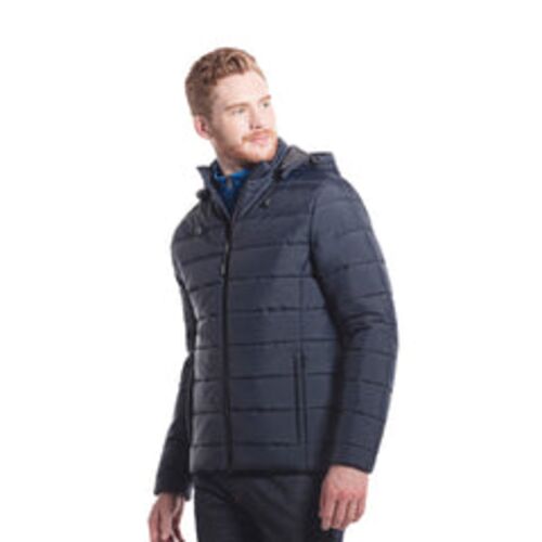 Men's Puffy Jacket With Detachable Hood Vignette