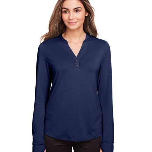 Women's JAQ Stretch Performance V-Neck Snap Pullover Vignette