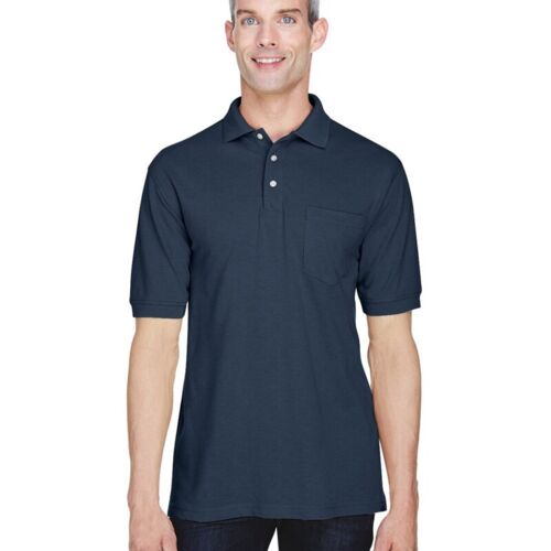 Men's Easy Blend™ Polo with Pocket Vignette