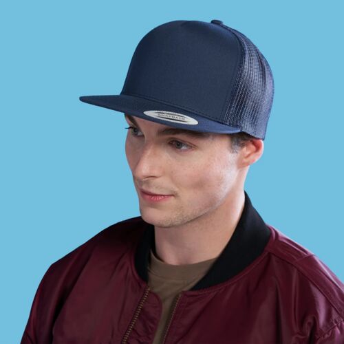 YP Classics 5 Panel Flat Peak Snap Back Truck Cap Vignette