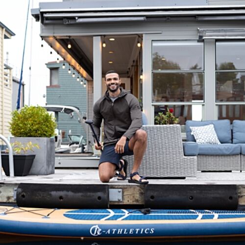 Cutter & Buck Peshastin Fleece Recycled Mens Hybrid Jacket Vignette