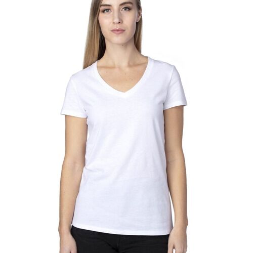 Women's Ultimate CVC V-Neck T-Shirt Vignette