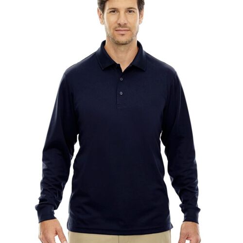 Men's Tall Pinnacle Performance Long Sleeve Piqué Polo Vignette