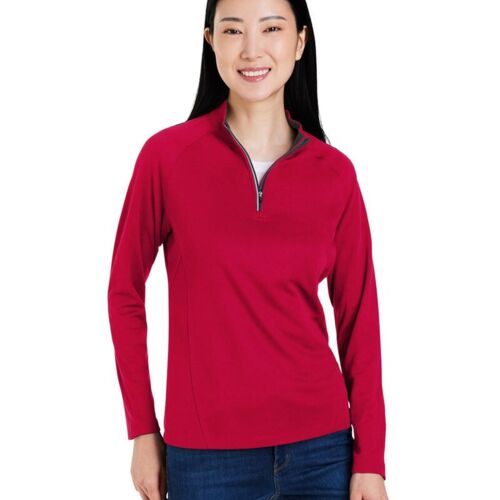 Women's Origin Performance Pique Quarter-Zip Pullover Vignette