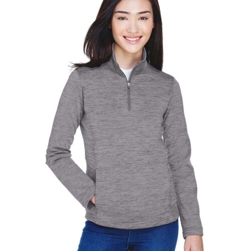 Women's Newbury Mélange Fleece Quarter-Zip Pullover Vignette