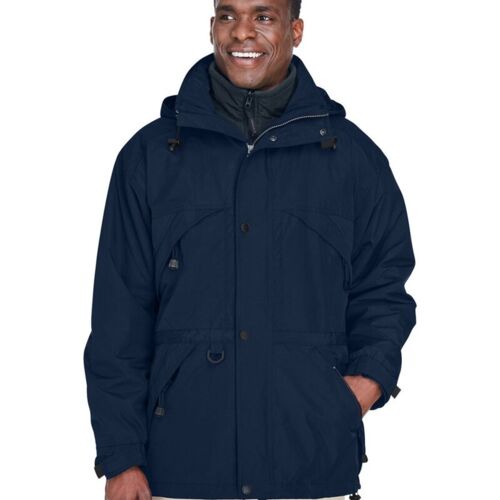 Men's 3-in-1 Parka with Dobby Trim Vignette