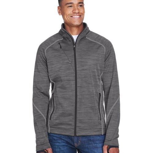 Men's Flux Mélange Bonded Fleece Jacket Vignette