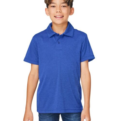 Youth Zone Sonic Heather Performance Polo Vignette