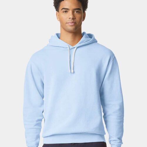 Unisex Garment-Dyed Lightweight Fleece Hooded Sweatshirt Vignette