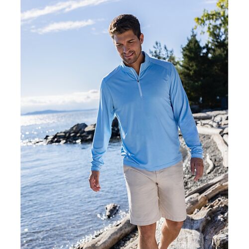 Cutter & Buck Coastline Epic Comfort Recycled Mens Quarter Zip Vignette