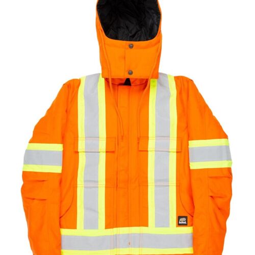 Safety Striped Arctic Insulated Chore Coat Vignette