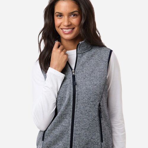 Women's Jasper Jacquard Fleece Vest Vignette