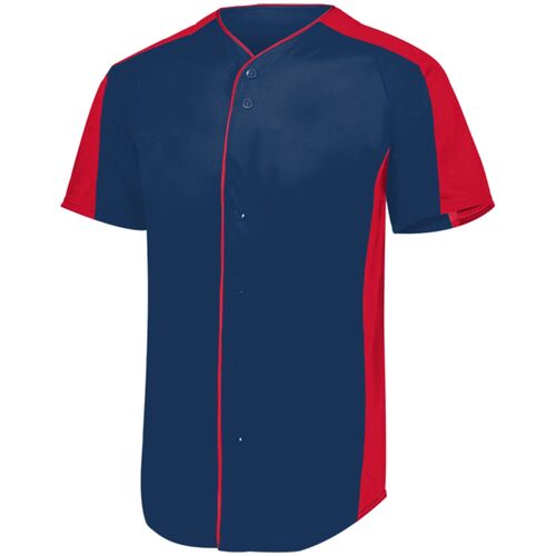 Youth Full-Button Baseball Jersey Vignette