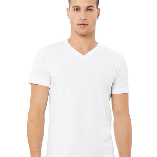 Unisex Jersey V-Neck Tee Vignette
