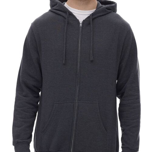 Unisex Zipper Fleece Hoodie Vignette